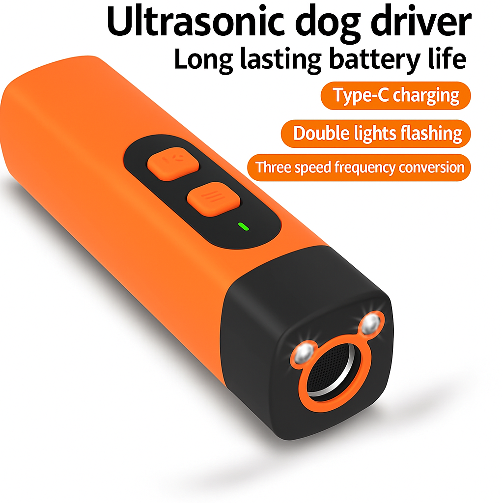 Bark Deterrent Alternative to Bark Collars Professional Anti-Bark Long Range Ultrasonic Tool Alternative to Painful Shock Collar